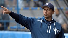 Trenér třebíčských baseballistů Jan Urbánek. Trenér třebíčských baseballistů Jan Urbánek.