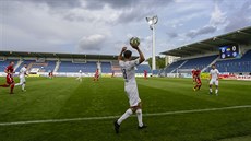 Momentka z utkání Slovácko - Olomouc. Momentka z utkání Slovácko - Olomouc.
