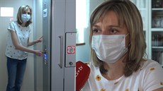 Paní Jaroslava Brhlíková bojující s roztroušenou sklerózou se díky plošině může... Paní Jaroslava Brhlíková bojující s roztroušenou sklerózou se díky plošině může...