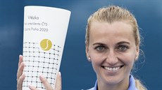 Petra Kvitová jako vítězka pražského turnaje O pohár prezidenta ČTS Petra Kvitová jako vítězka pražského turnaje O pohár prezidenta ČTS
