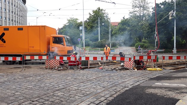 Tramvajová výluka v oblasti Vozovny Stranice potrvá  do 04.06.2020