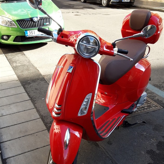 Pravá italská Vespa.