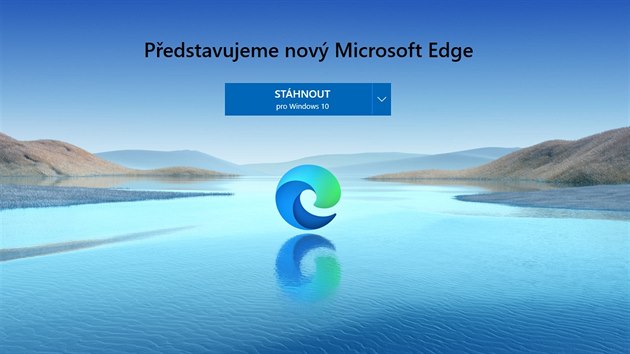 Stránka, odkud lze stáhnout nový prohlížeč MS Edge. Stránka, odkud lze stáhnout nový prohlížeč MS Edge.