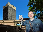 Chebský hrad je znovu otevřen pro turisty. Kastelán Tomáš Dostál otevřel bránu... Chebský hrad je znovu otevřen pro turisty. Kastelán Tomáš Dostál otevřel bránu...