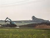 Stavba D35 u Časů. Stavba D35 u Časů.