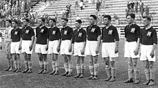 Československý tým před finále mistrovství světa v roce 1934. Československý tým před finále mistrovství světa v roce 1934.