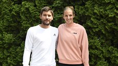 Tenistka Karolína Plíšková a její trenér Daniel Vallverdu. Tenistka Karolína Plíšková a její trenér Daniel Vallverdu.