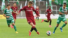 Sparan Martin Frýdek v zápase proti Bohemians.