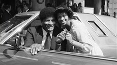 Wes Unseld a jeho žena Connie na snímku z roku 1978 Wes Unseld a jeho žena Connie na snímku z roku 1978