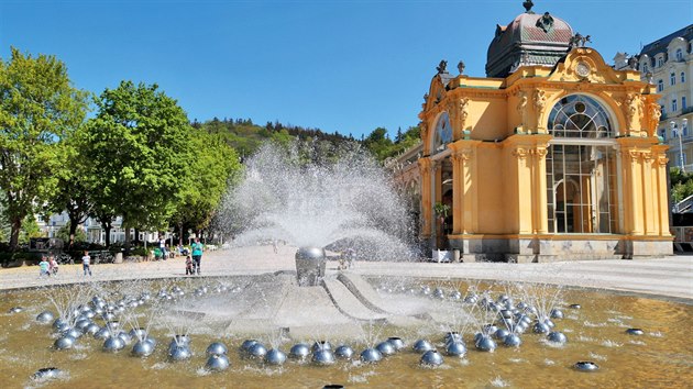 Mariánské Lázně - zpívající fontána Mariánské Lázně - zpívající fontána