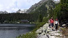 Popradské pleso ve Vysokých Tatrách (13. června 2020) Popradské pleso ve Vysokých Tatrách (13. června 2020)