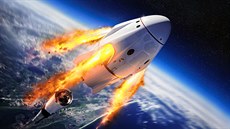 Posádka prvního soukromého kosmického letu Muskovy společnosti Space X měla na... Posádka prvního soukromého kosmického letu Muskovy společnosti Space X měla na...