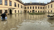 Heřmanův Městem, vytopený dům pro seniory, 14.6.2020 Heřmanův Městem, vytopený dům pro seniory, 14.6.2020