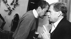 Václav Havel a Karel Schwarzenberg jako jeho kanclé.