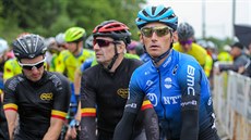 Roman Kreuziger při kriteriu v Plzni. Roman Kreuziger při kriteriu v Plzni.