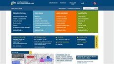 Současná podoba titulní strany webu zlínského magistrátu. Současná podoba titulní strany webu zlínského magistrátu.