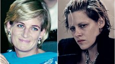 Princezna Diana a herečka Kristen Stewartová Princezna Diana a herečka Kristen Stewartová
