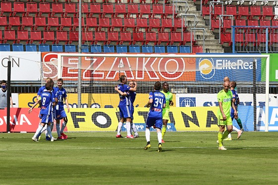 Momentka z utkání mezi Olomoucí a Karvinou - ilustraní foto. 