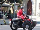 Filmový štáb který natáčel dnešní jízdu historické tramvaje. Filmový štáb který natáčel dnešní jízdu historické tramvaje.
