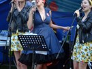 Skupiny Prague Rockabilly Cats a Sugarcutes na Kampě. Skupiny Prague Rockabilly Cats a Sugarcutes na Kampě.