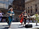 Festival Tvůrčí Afrika na náměstí Václava Havla (piazzetta Národního divadla). Festival Tvůrčí Afrika na náměstí Václava Havla (piazzetta Národního divadla).