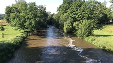 Rozvodnná eka Male v obci Roudné u eských Budjovic, kdy na ní platil první...