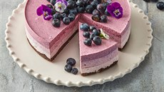 Borůvkový cheesecake Borůvkový cheesecake