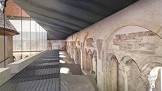 Vizualizace budoucí podoby expozice s pozůstatky Zdíkova paláce v Muzeu umění... Vizualizace budoucí podoby expozice s pozůstatky Zdíkova paláce v Muzeu umění...