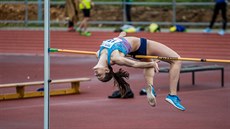 Kateřina Cachová při víceboji v Plzni. Kateřina Cachová při víceboji v Plzni.