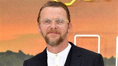 Simon Pegg na premiée filmu Tenkrát v Hollywoodu (Londýn, 31. ervence 2019)