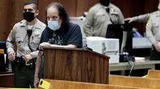 Pornoherec Ron Jeremy u soudu v Los Angeles (23. ervna 2020)