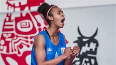 Pamela-Therese Effangová se raduje během turnaje Chance Tour v Českých... Pamela-Therese Effangová se raduje během turnaje Chance Tour v Českých...