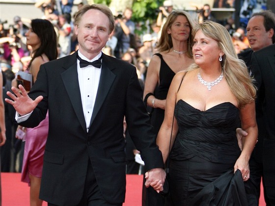 Manelé Dan Brown a Blythe Brownová (filmový festival v Cannes, 17. kvtna 2006)