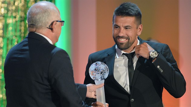 Milan Baroš (vpravo) a Verner Lička na fotbalovém Galavečeru v roce 2018. Milan Baroš (vpravo) a Verner Lička na fotbalovém Galavečeru v roce 2018.