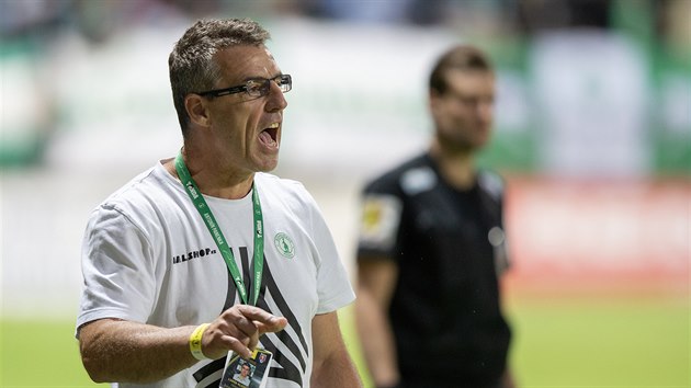 Trenér Bohemians Luděk Klusáček. Trenér Bohemians Luděk Klusáček.