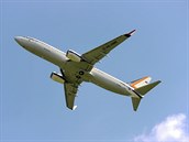 Za kniplem Boeingu B 737- 8Z6(WL) BBJ2 registrační značky HS-HMK seděl thajský... Za kniplem Boeingu B 737- 8Z6(WL) BBJ2 registrační značky HS-HMK seděl thajský...