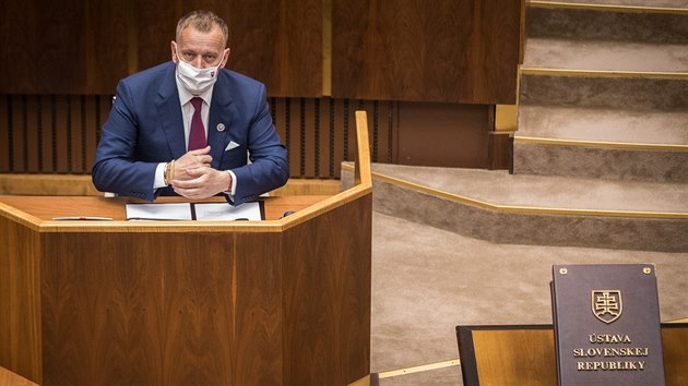Pedseda slovenskho parlamentu Boris Kollr (7. ervence 2020)