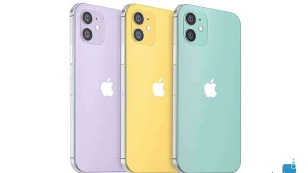 Pedpokldan podoba zkladnho iPhonu 12 s 5,4" displejem