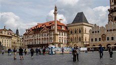 Mariánský sloup na Staroměstském náměstí v Praze Mariánský sloup na Staroměstském náměstí v Praze