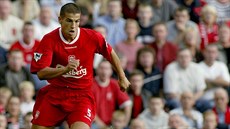 Mladý Milan Baroš v dresu Liverpoolu. Snímek je z podzimu 2002. Mladý Milan Baroš v dresu Liverpoolu. Snímek je z podzimu 2002.