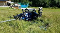 Pilot vírníku měl problémy při přistání. Pilot vírníku měl problémy při přistání.
