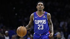 Lou Williams rozehrává akci LA Clippers. Lou Williams rozehrává akci LA Clippers.