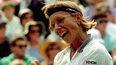 Martina Navrátilová ve Wimbledonu 1992