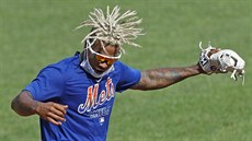 Marcus Stroman z New York Mets při tréninkovém utkání Marcus Stroman z New York Mets při tréninkovém utkání