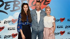 Filip Renč, Nikola Duricová a Sarah Salloum na úvodním tiskovém setkání k... Filip Renč, Nikola Duricová a Sarah Salloum na úvodním tiskovém setkání k...