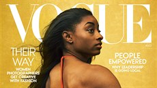 Olympijská gymnastka Simone Bilesová na titulce Vogue (14. června 2020) Olympijská gymnastka Simone Bilesová na titulce Vogue (14. června 2020)