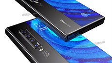 Designový koncept Huaweie Mate X2 Designový koncept Huaweie Mate X2