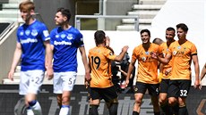 Fotbalisté Wolverhamptonu slav gól v utkání pti Evertonu.