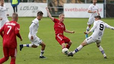 Momentka z utkání Líšeň - Třinec. Momentka z utkání Líšeň - Třinec.