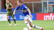 Jakub Jankto ze Sampdorie Janov v zápase s Cagliari. Jakub Jankto ze Sampdorie Janov v zápase s Cagliari.